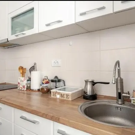 Apartman Penthouse Danube Exclusive, Parking, 90m2, Wifi Belgrád